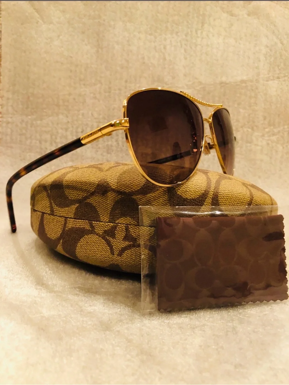 Coach aviator sunglasses