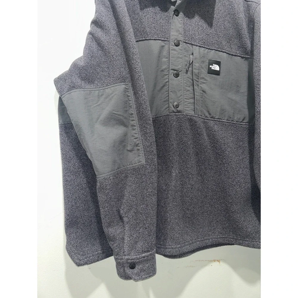 The North Face Mens Fleece Pullover Shirt‎ Jacket Gray Size XL