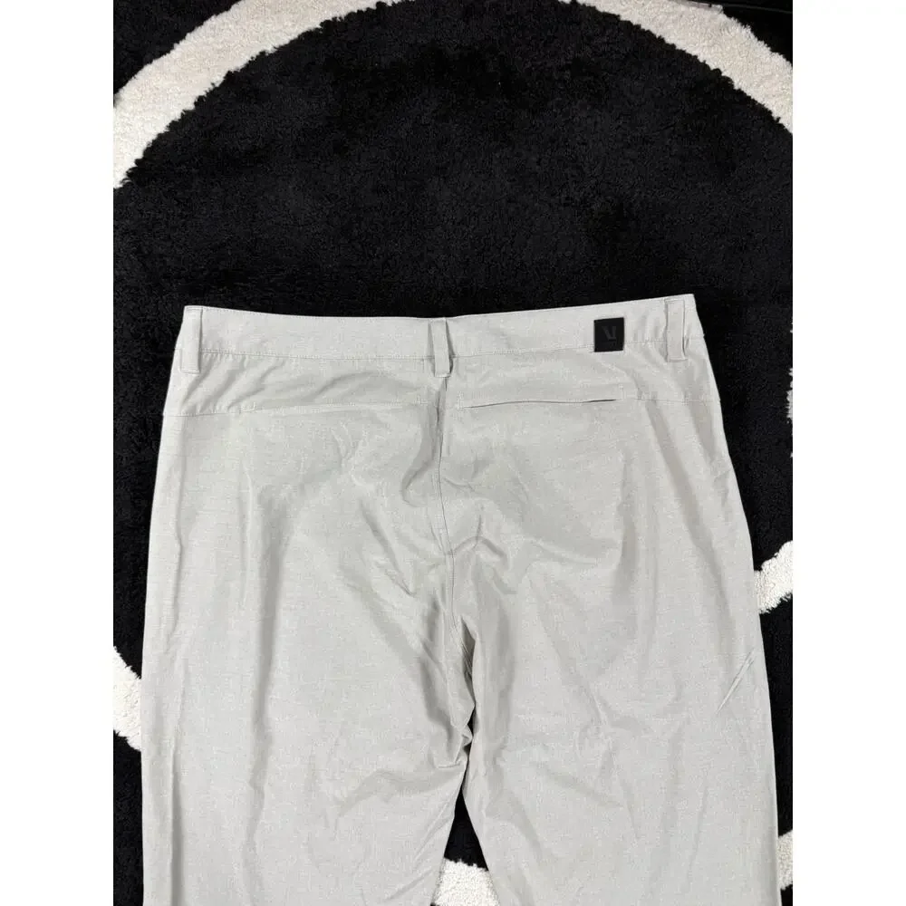 Vuori Pants Mens 36x28 Gray Aim Trouser Stretch Performance Athletic Travel Golf