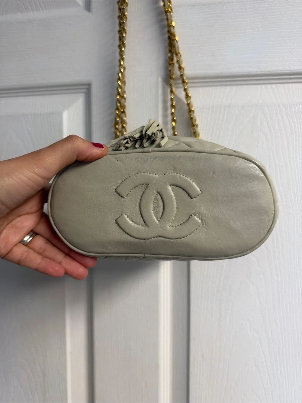 Chanel Vintage Quilted Tassel Bag