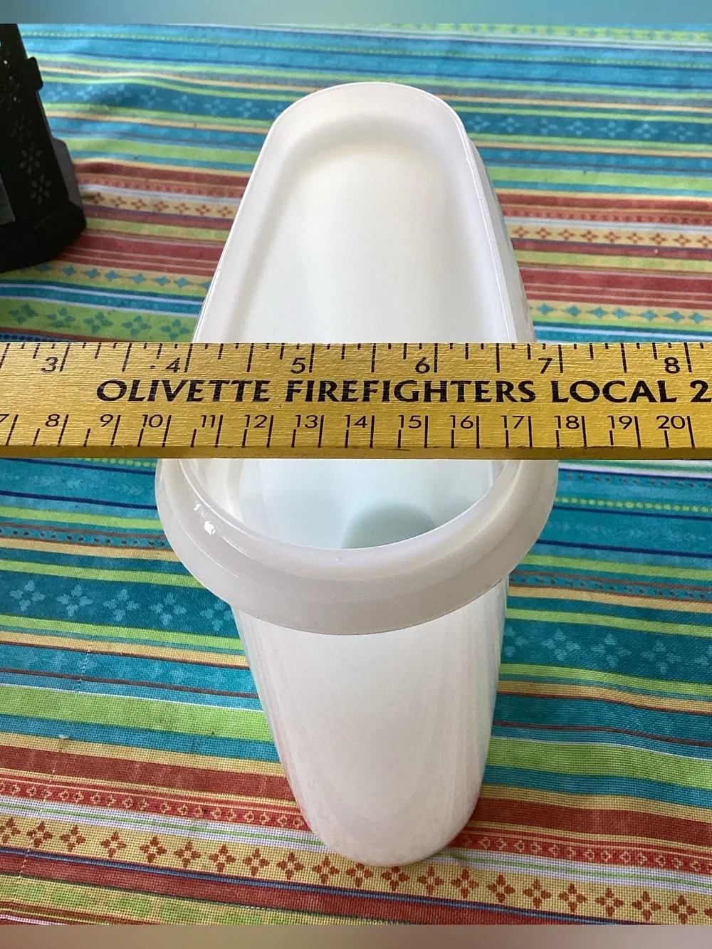 Tupperware lid usually ounces