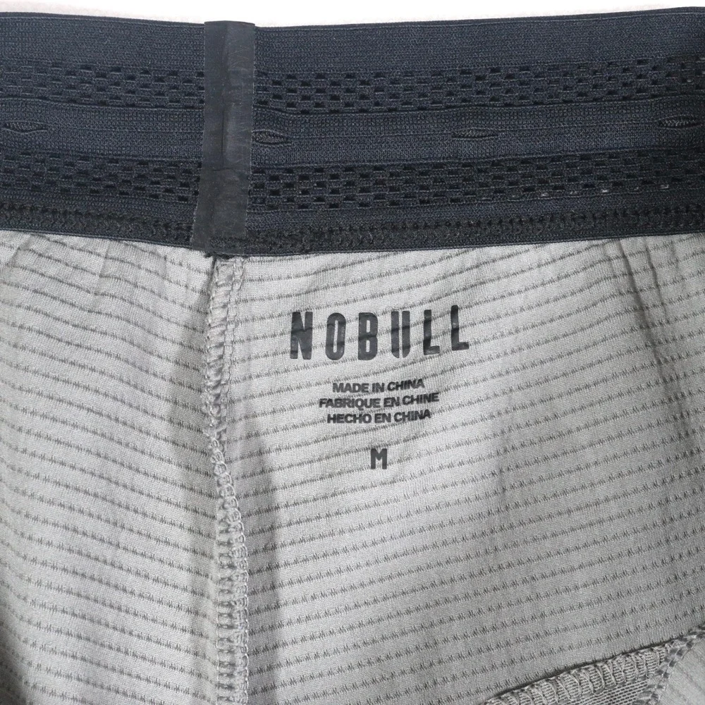 NOBULL Mesh Training Shorts Mens Medium Grey 7