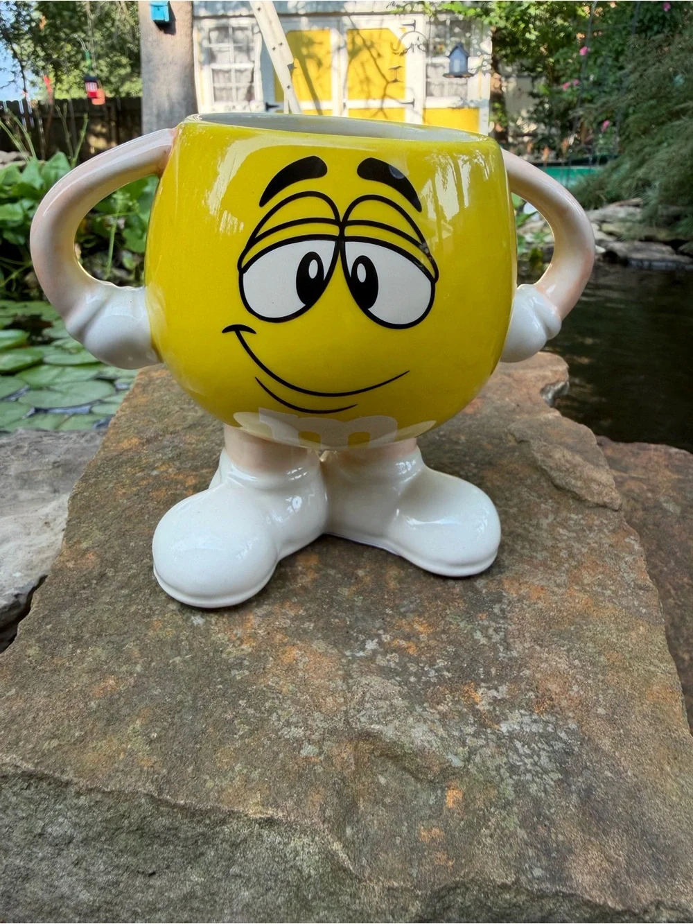 Yellow M&M Character Ceramic Mug
