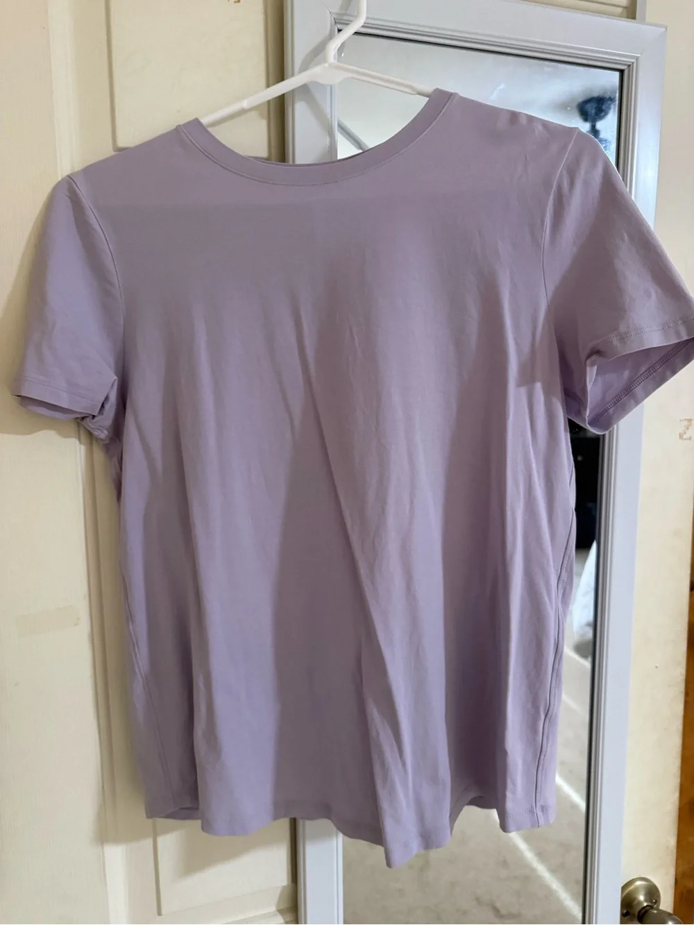 lululemon athletica Lavender Crew Short Sleeve Tee