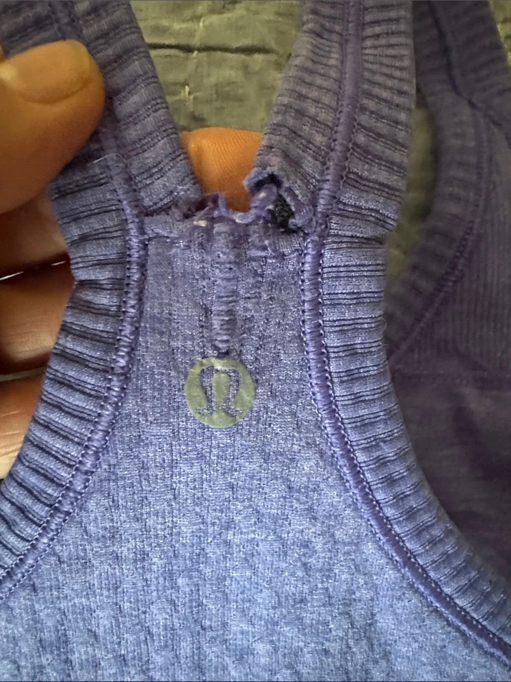 lululemon athletica Lavender Ribbed Racerback Tank