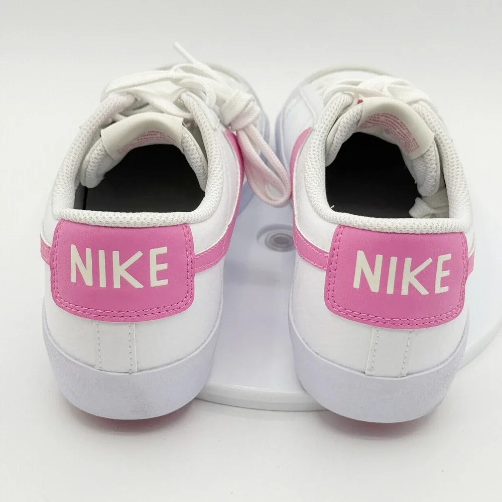 Nike Blazer Low Size 6.5Y Big Kids GS White/Pink - New no box * Imperfection