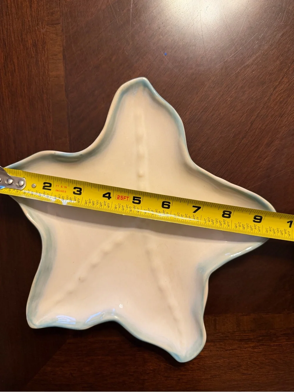 Starfish Beach Themed Ceramic Plate