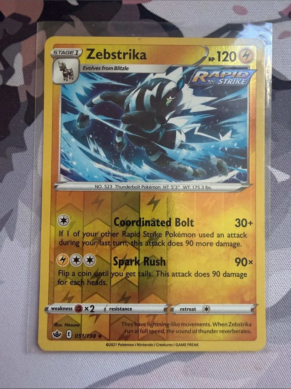 Pokemon blitzle zebstrika