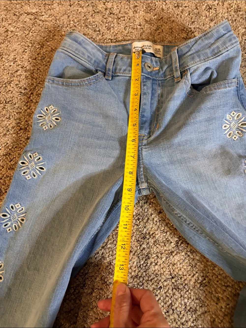 abercrombie kids light blue