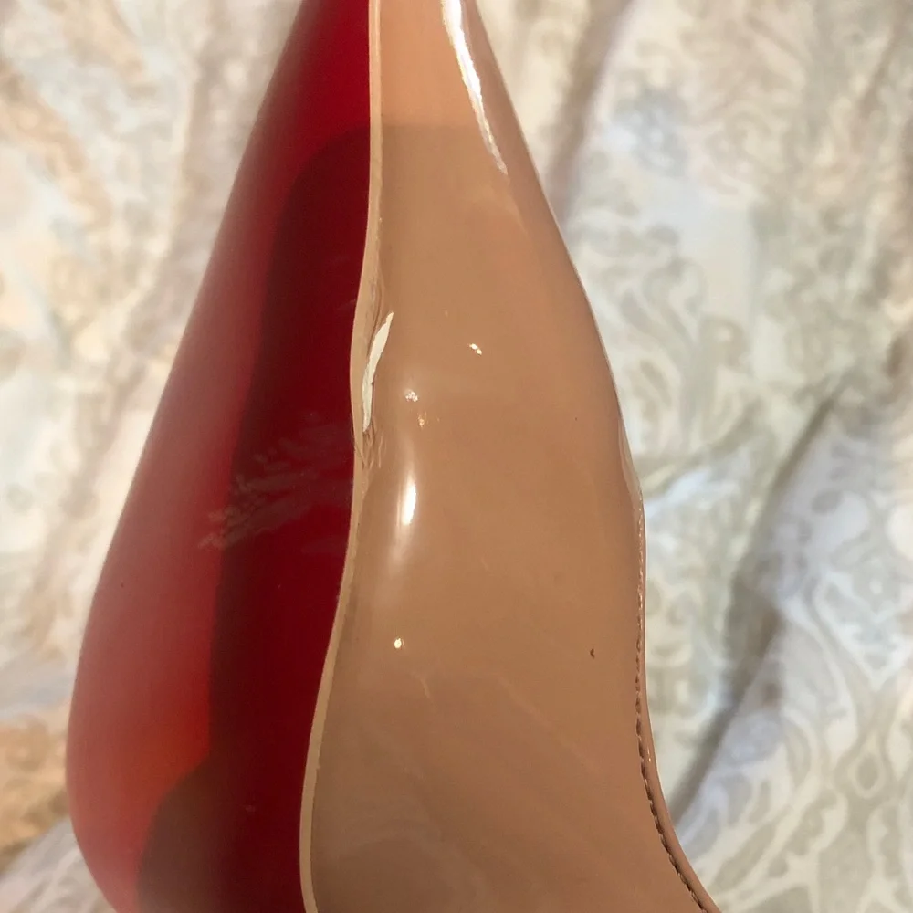 Blush Christian Louboutin So Kate pumps