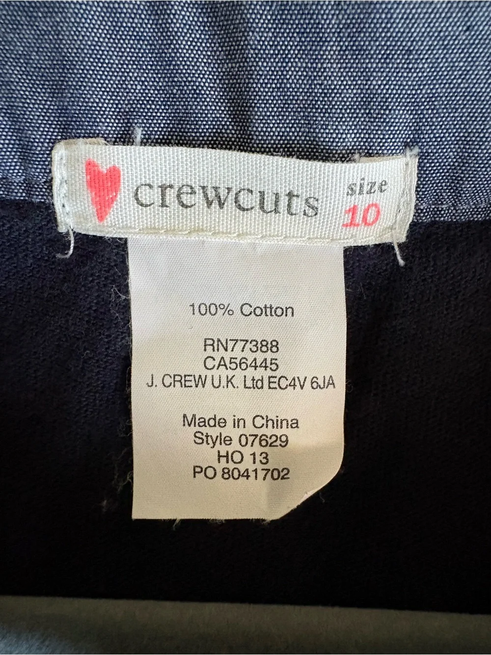 J. Crew classic navy