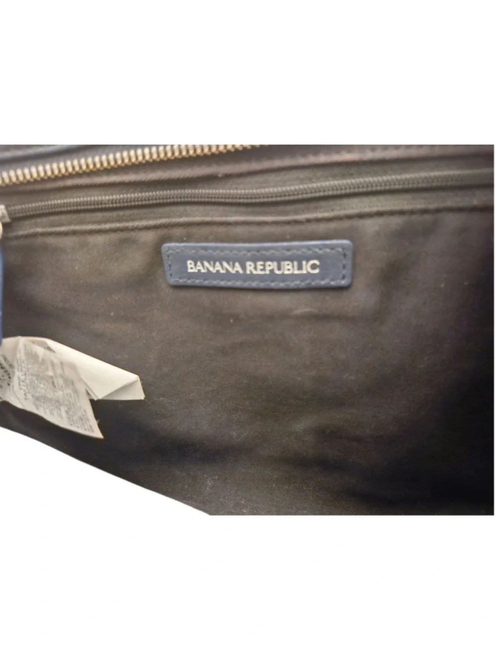 Banana Republic Navy Leather Crossbody Bag One Size
