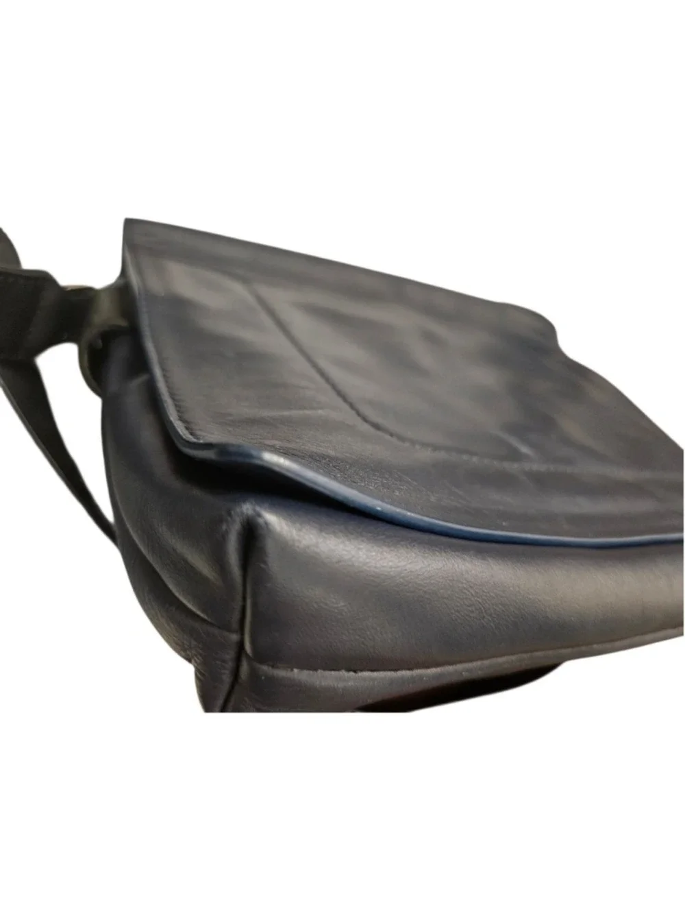 Banana Republic Navy Leather Crossbody Bag One Size