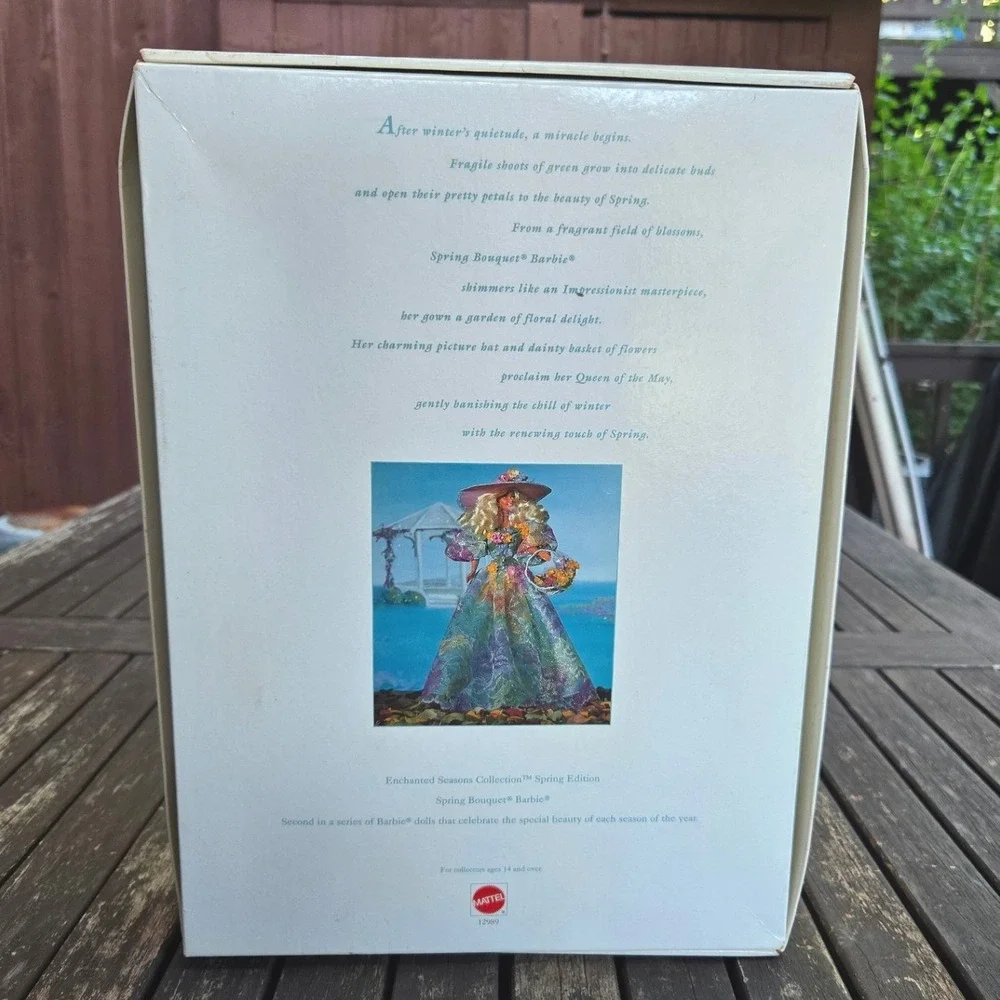 Vintage 1994 Spring Bouquet Barbie Doll Enchanted Seasons Collection Mattel