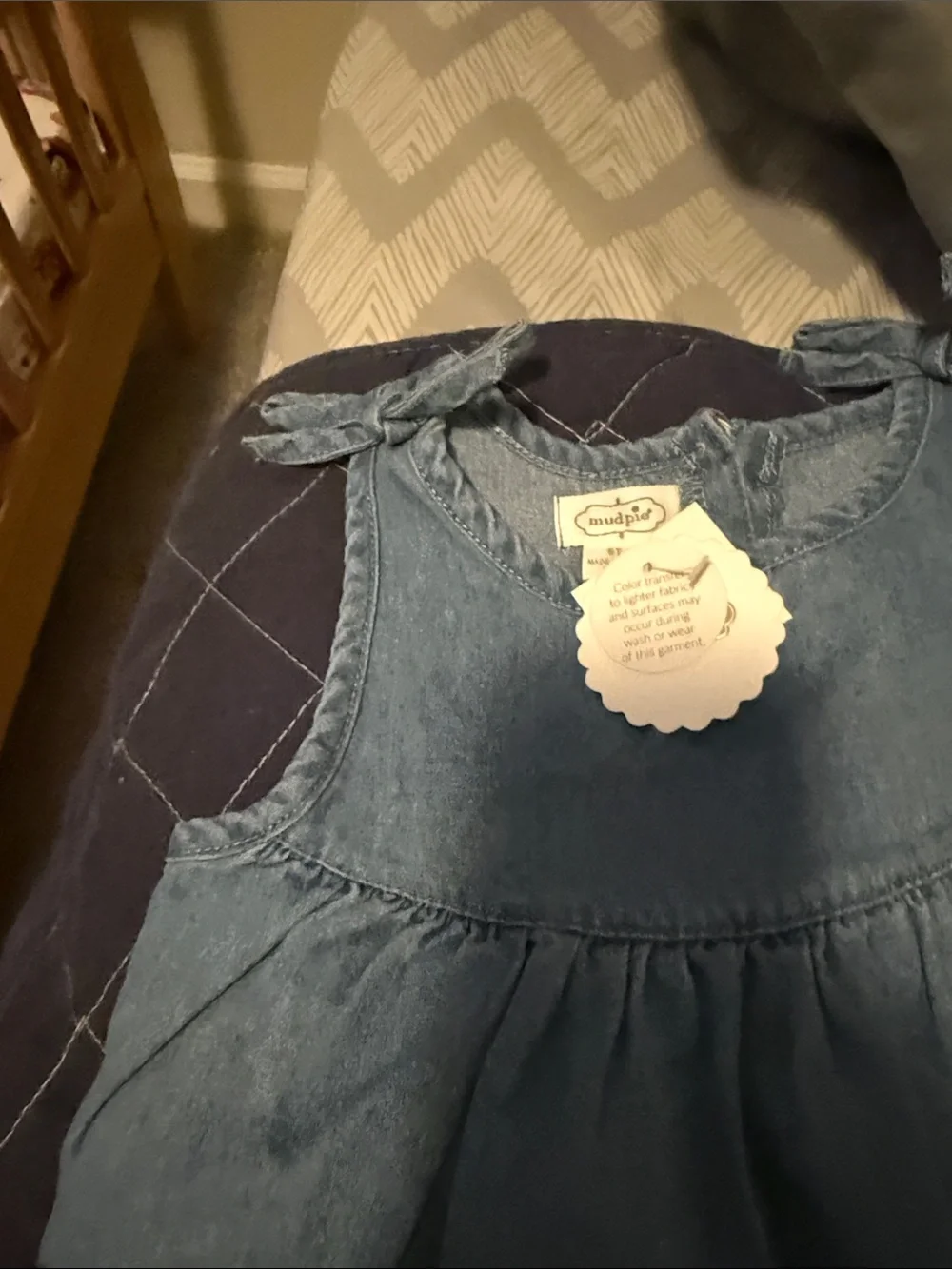 Mud Pie mud dress button