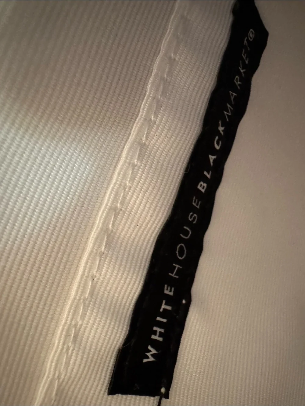 White House Black Market elegant white