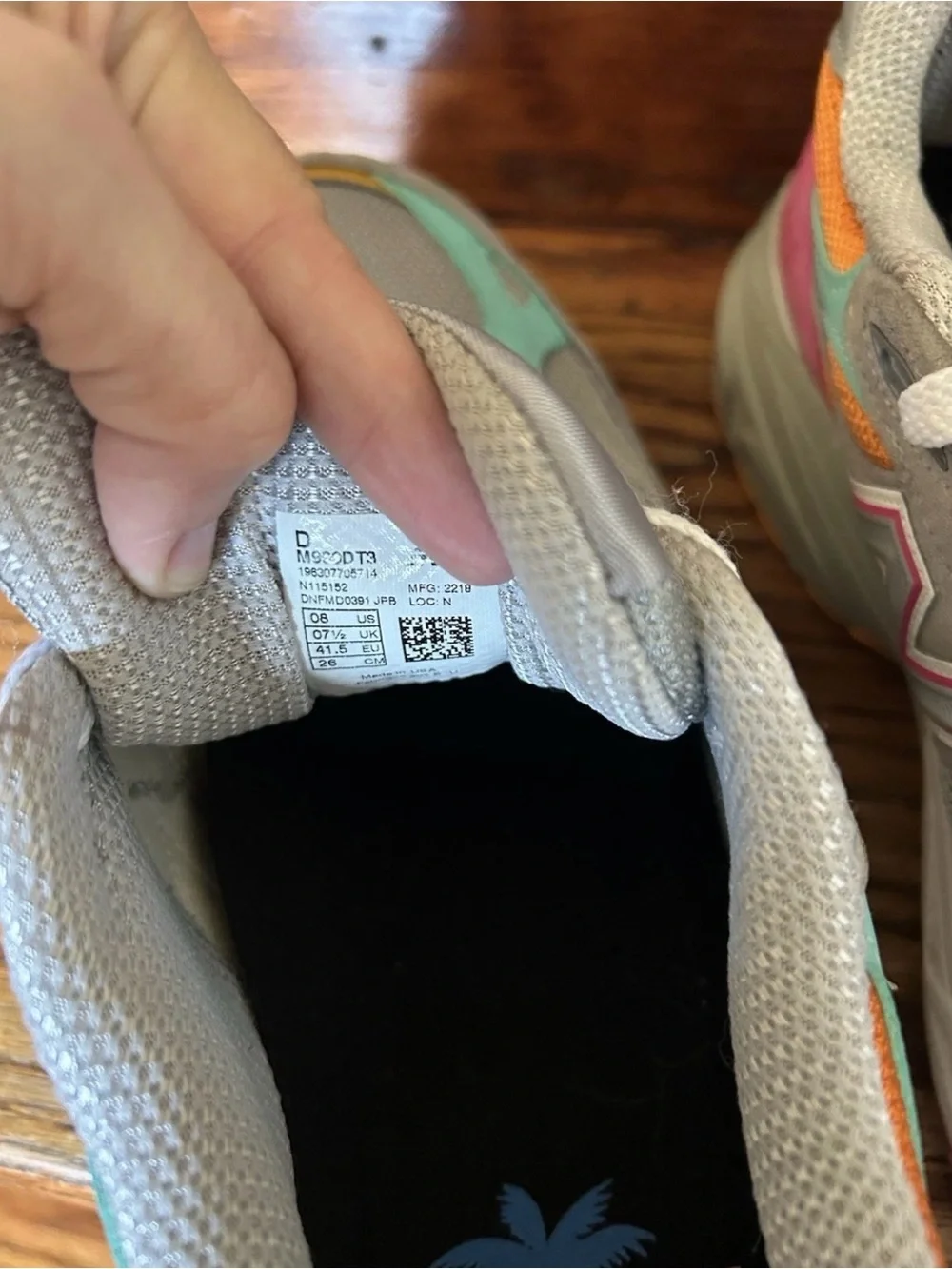 New Balance size men
