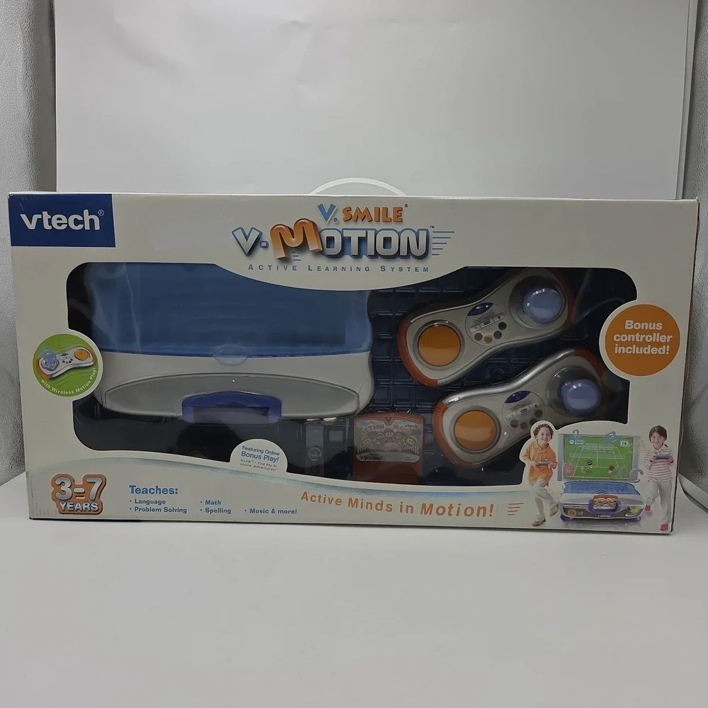 V-Motion Vsmile Active Learning System w/ Bonus Controller - Brand New