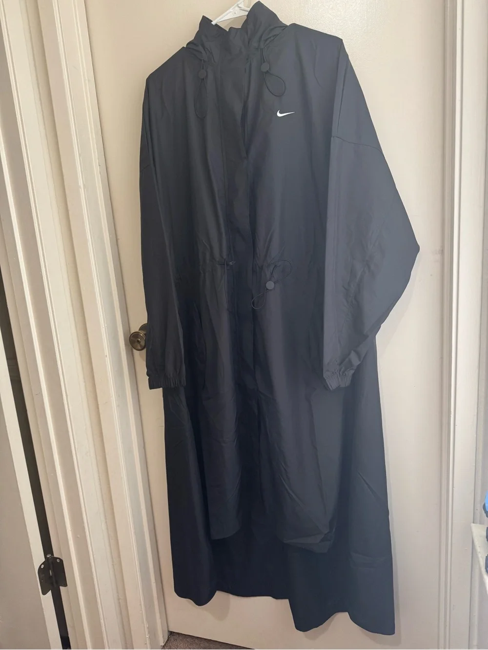 Nike Sportswear Essential Trench Coat Jacket with hoodie