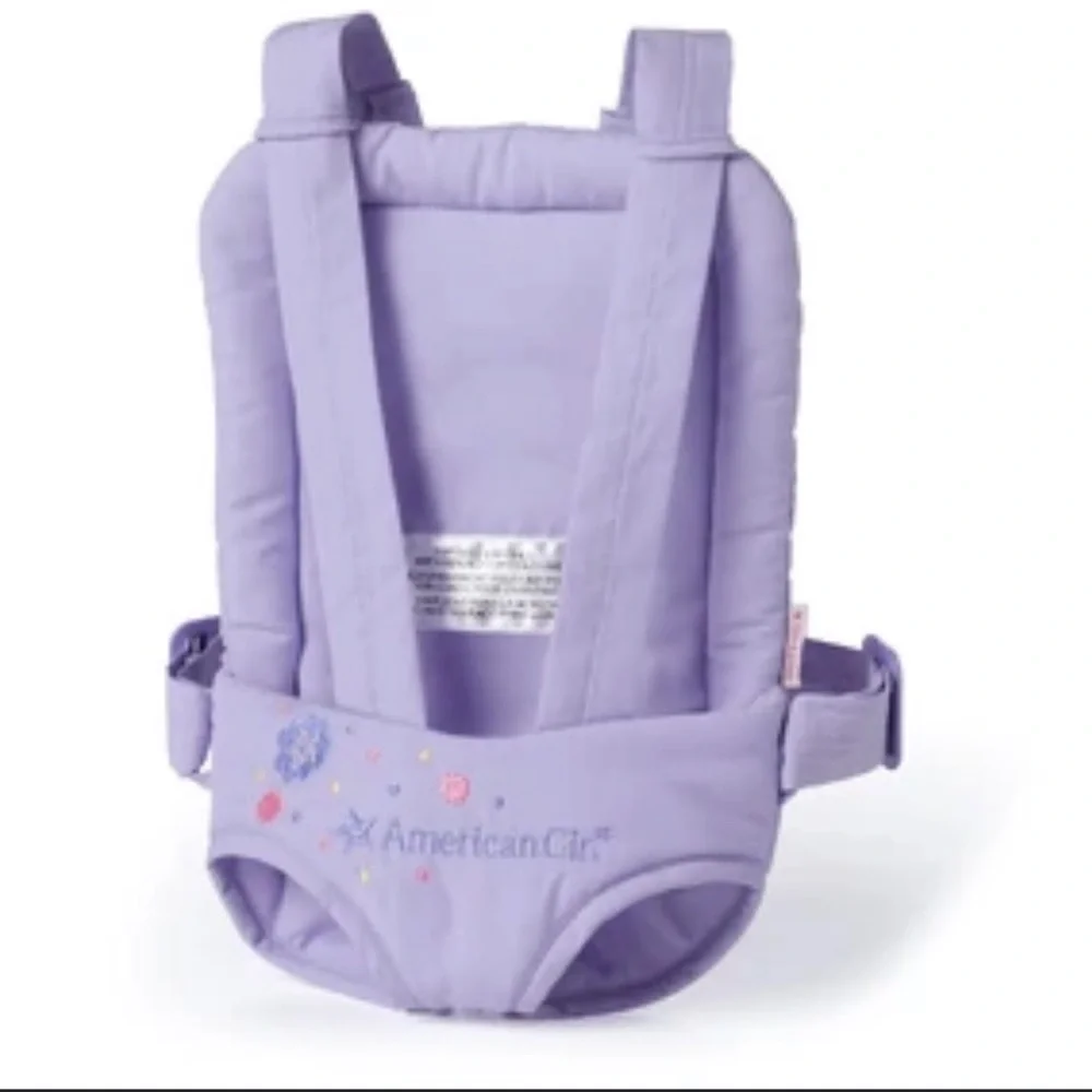 American Girl Retired Bitty Baby Lavender Mommy Doll Carrier Playtime Toy