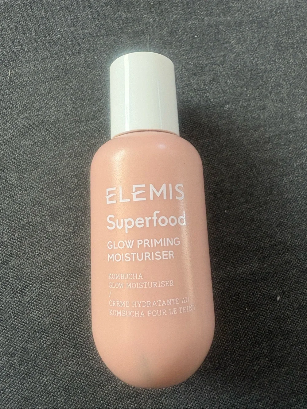 ELEMIS Superfood Glow Priming Moisturiser - Pale Pink Bottle