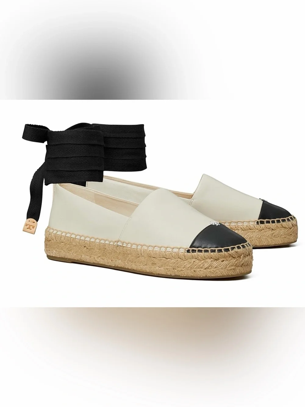 NIB Tory Burch Women's Cap Toe Espadrilles