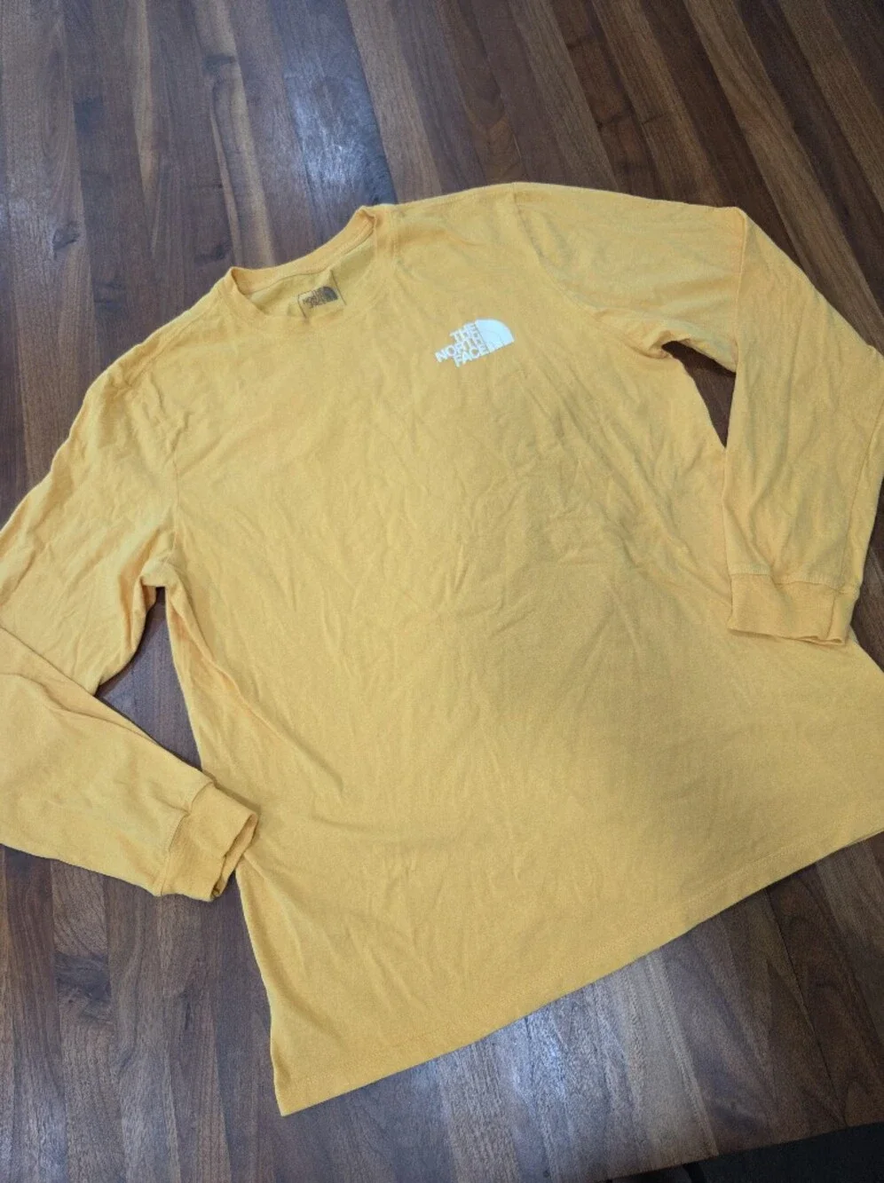 The North Face Men's Long Sleeve Tee in Yellow