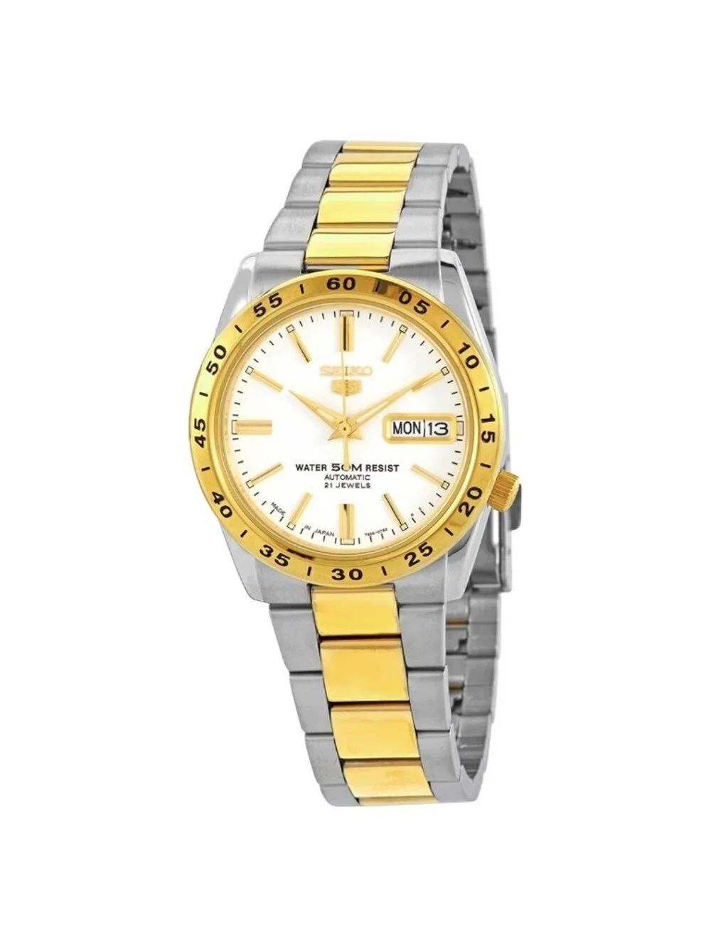 NWT Seiko 5 Automatic White Dial Watch
