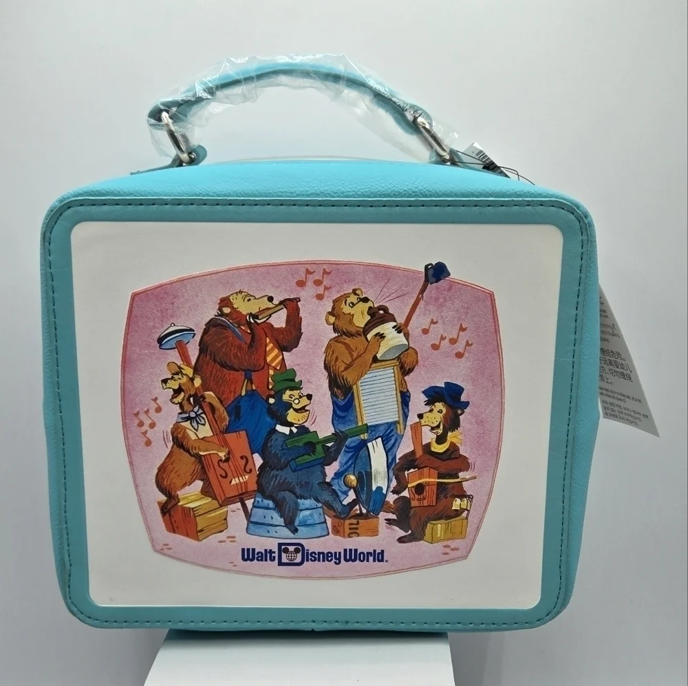 Loungefly Disney Parks 50th Anniversary Vault Collection Lunchbox Crossbody Bag