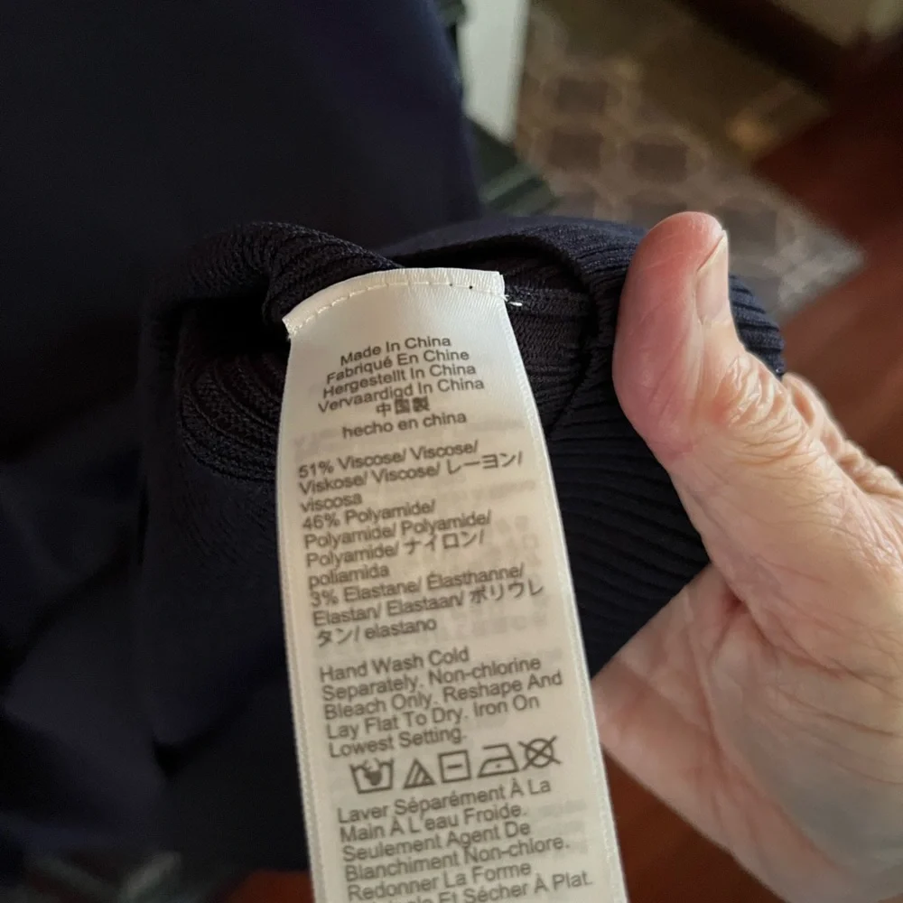 J. Crew navy ribbed