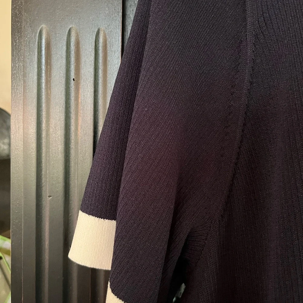 J. Crew navy ribbed