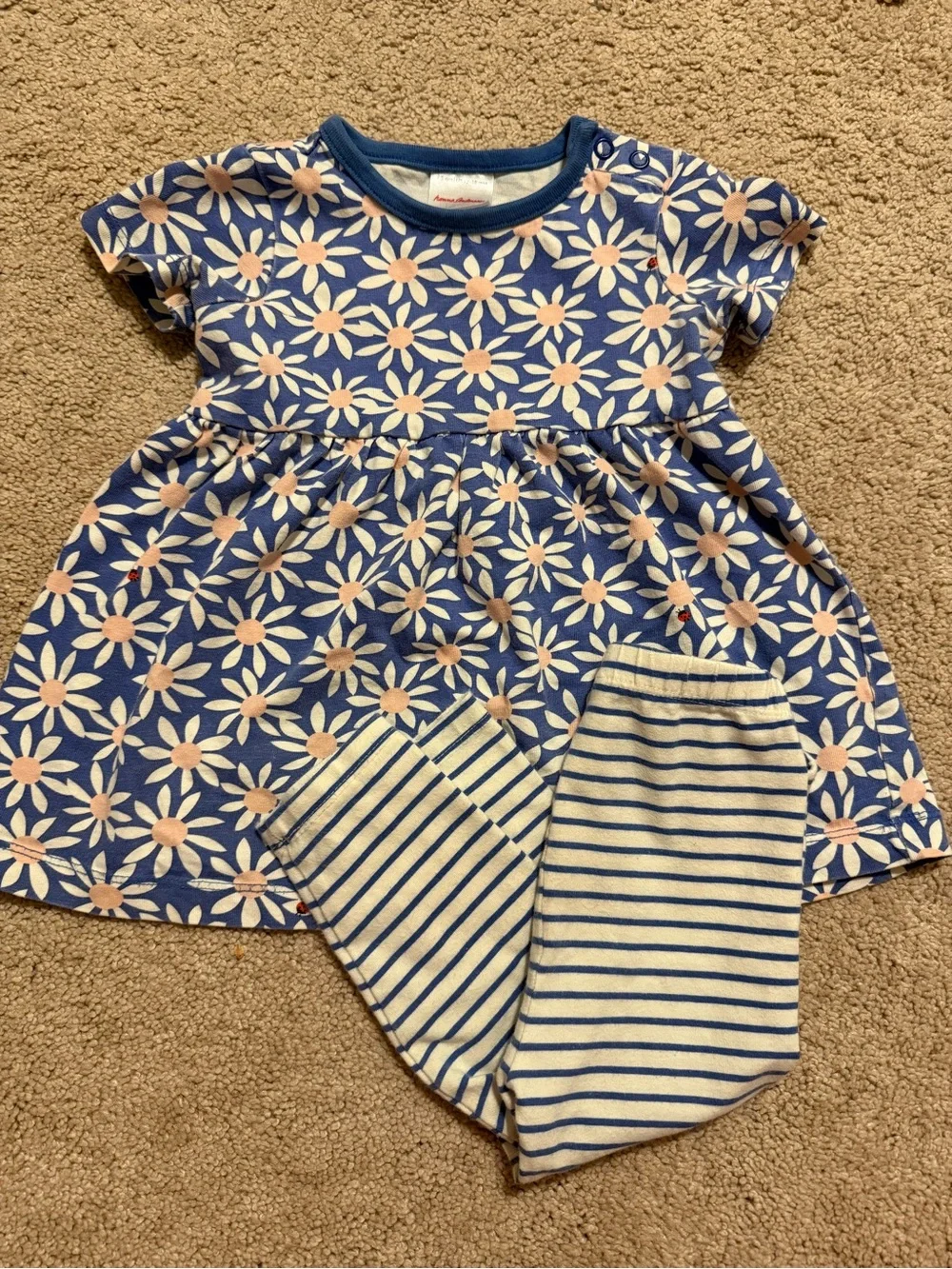 Hanna Andersson Flower Set, 12-18M