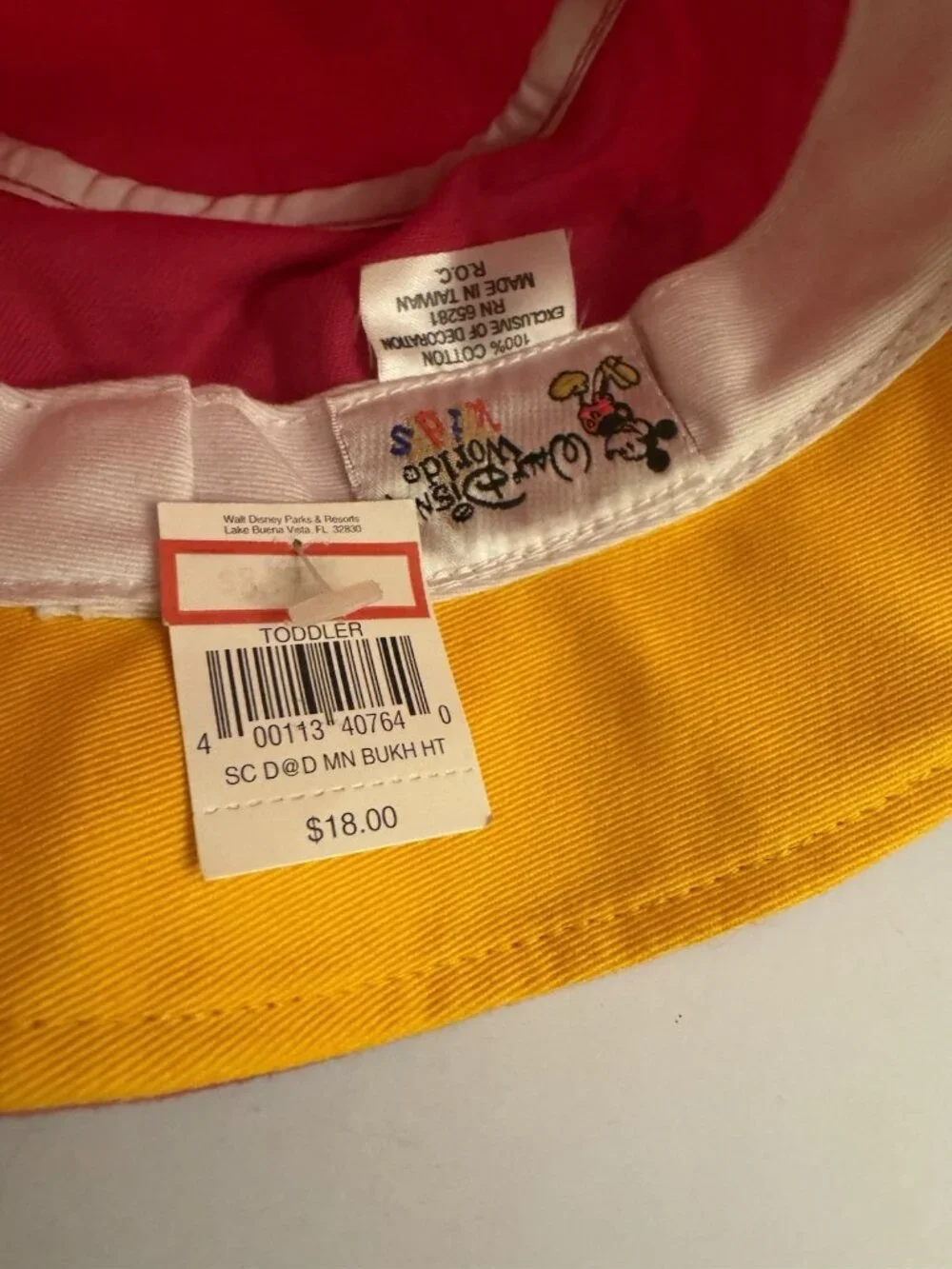 New Walt Disney World Kids Hat Pink Animal Kingdom C33