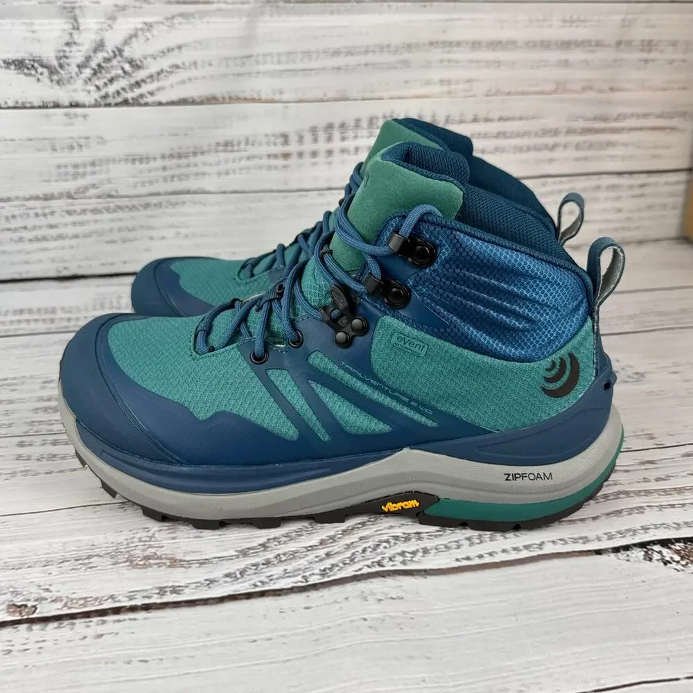 Topo Athletic Trailventure 2 WP Womens US 10 Hiking Boots Ocean Blue