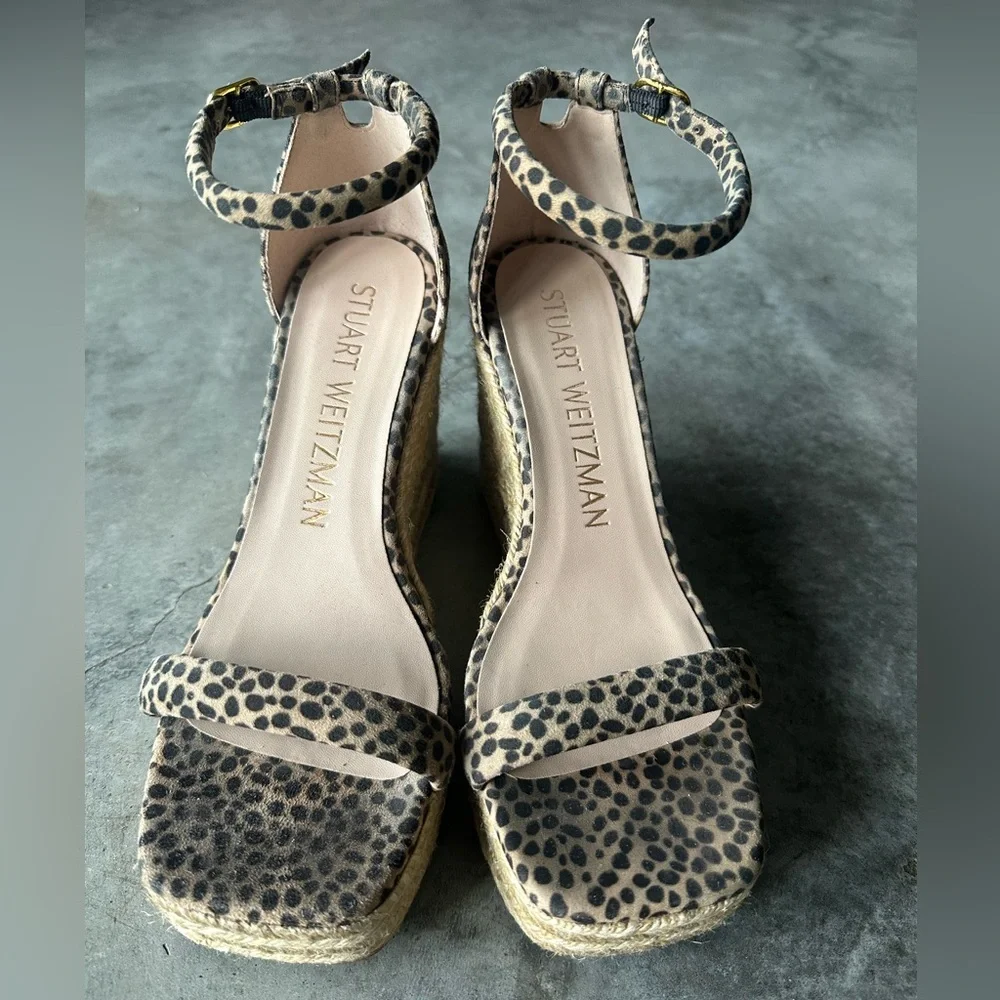 Stuart Weitzman Floria Wedge Sandals