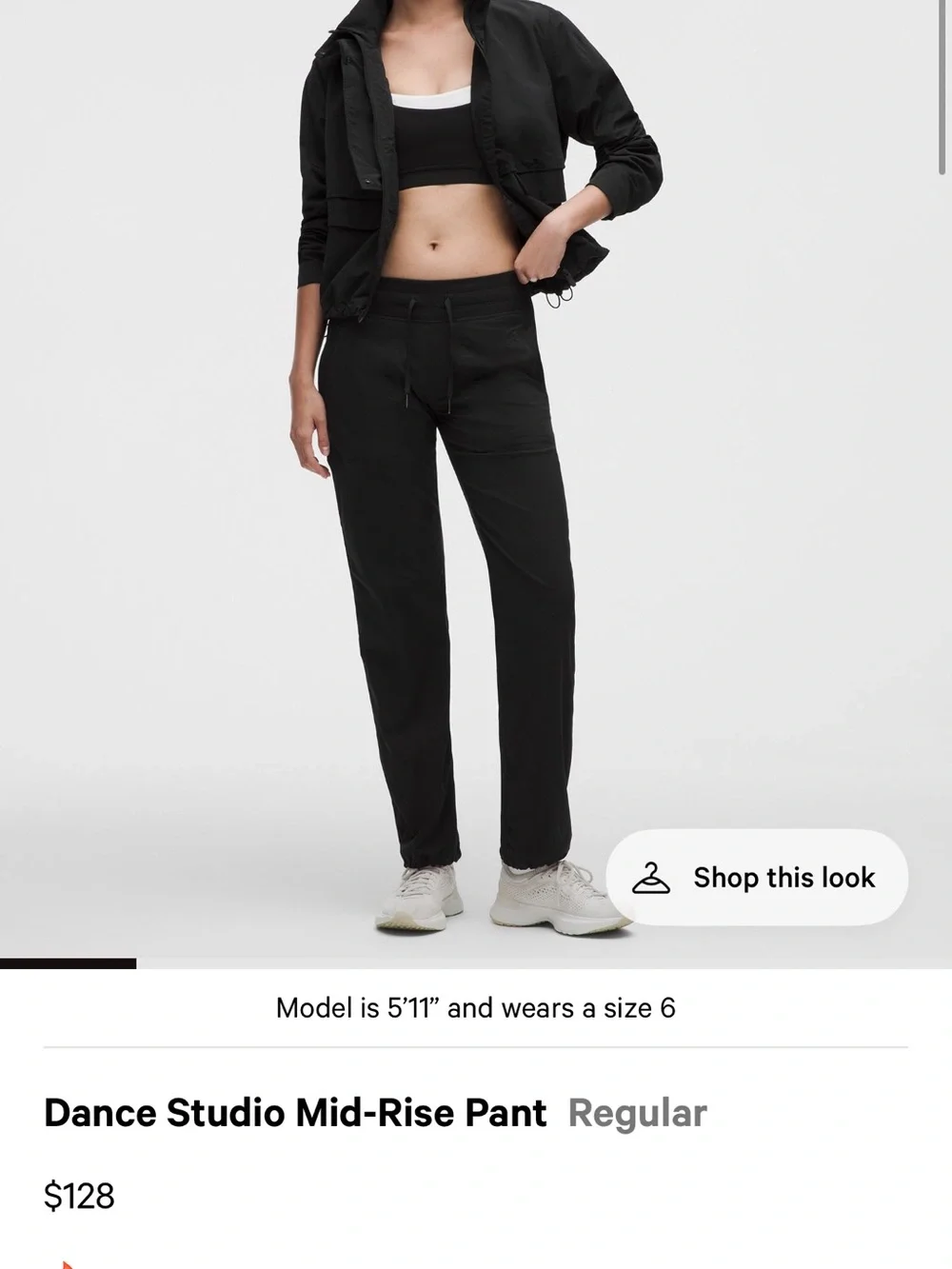lululemon athletica Black Dance Studio Mid-Rise Boot Cut Pants