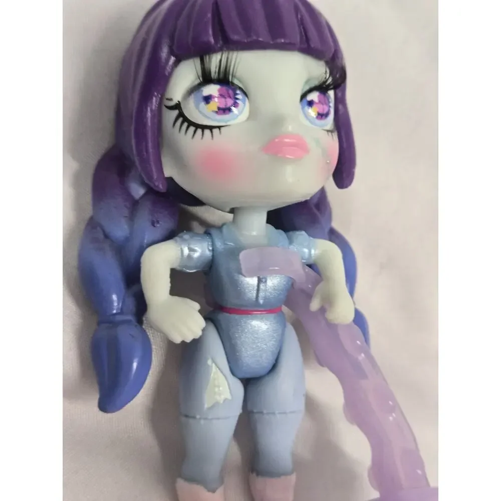 Zombaes Forever Doll Strike Out! Figure Cake Topper Glitter Fashion Blue
