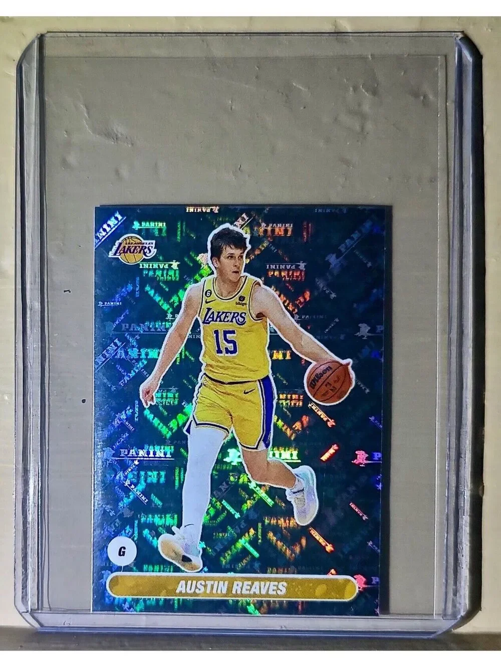 2023-24 Austin Reaves Panini NBA Basketball #361 Sticker Los Angeles Lakers