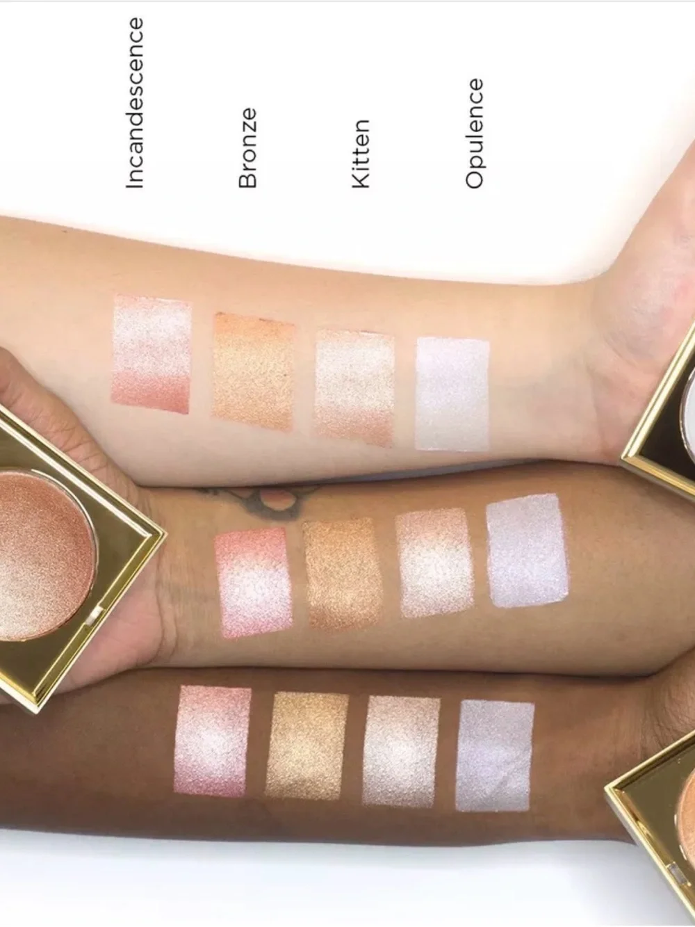N/A creamy shimmering