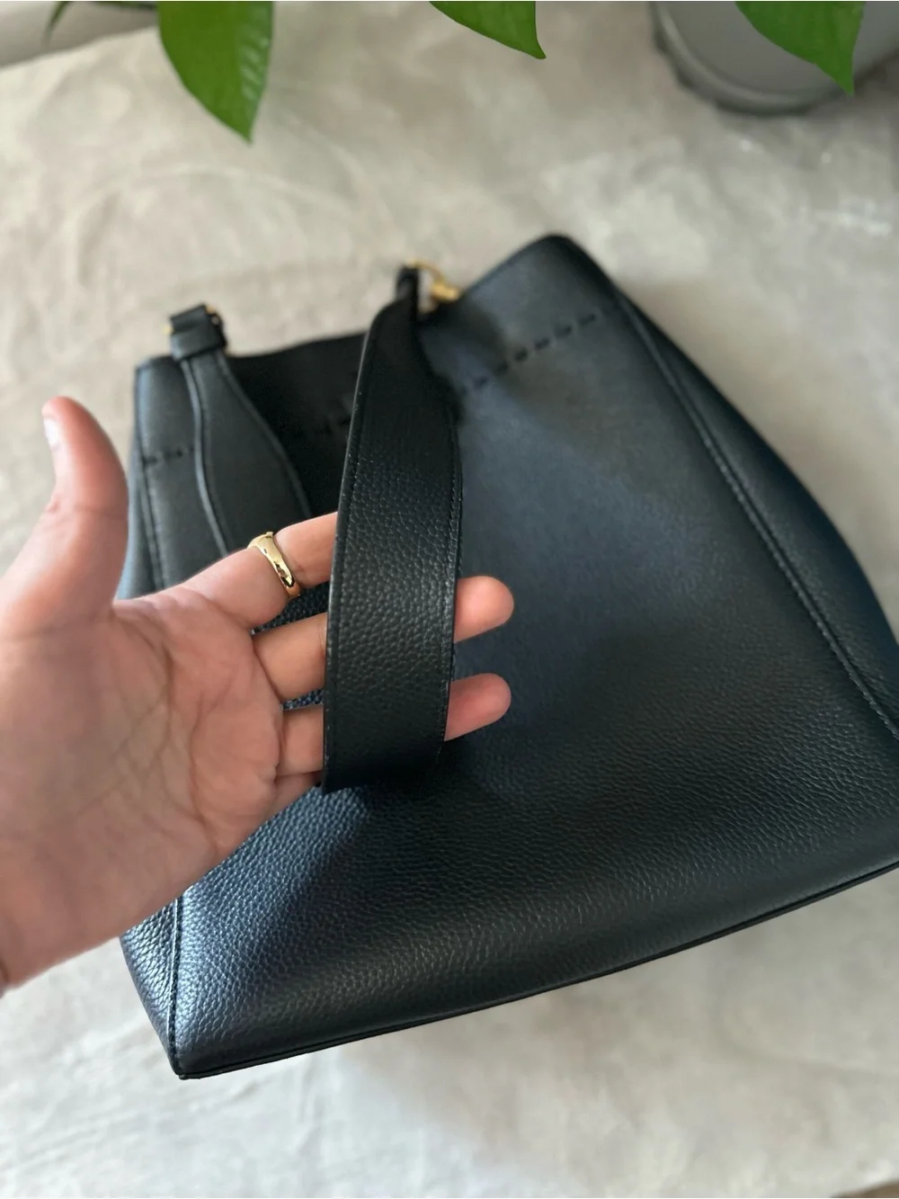 Tory Burch classic pebbled