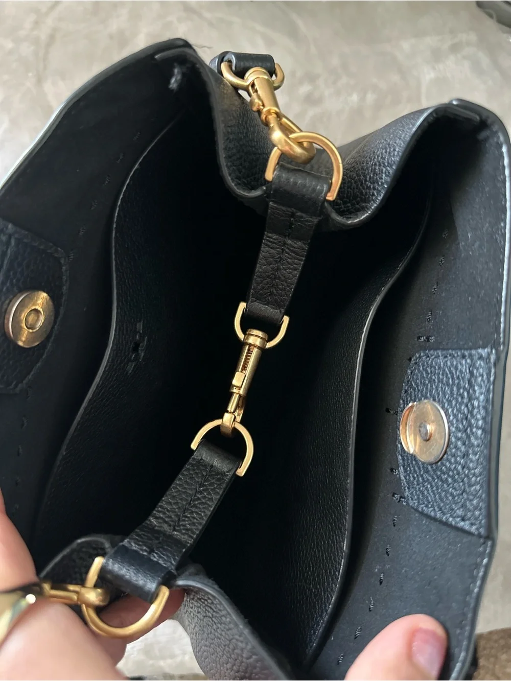 Tory Burch classic pebbled