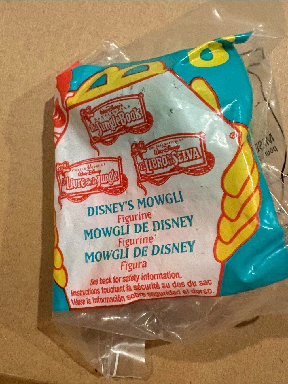 1997 Disney Jungle Book McDonald's Happy Meal Toy #6 Mowgli Figure NISP