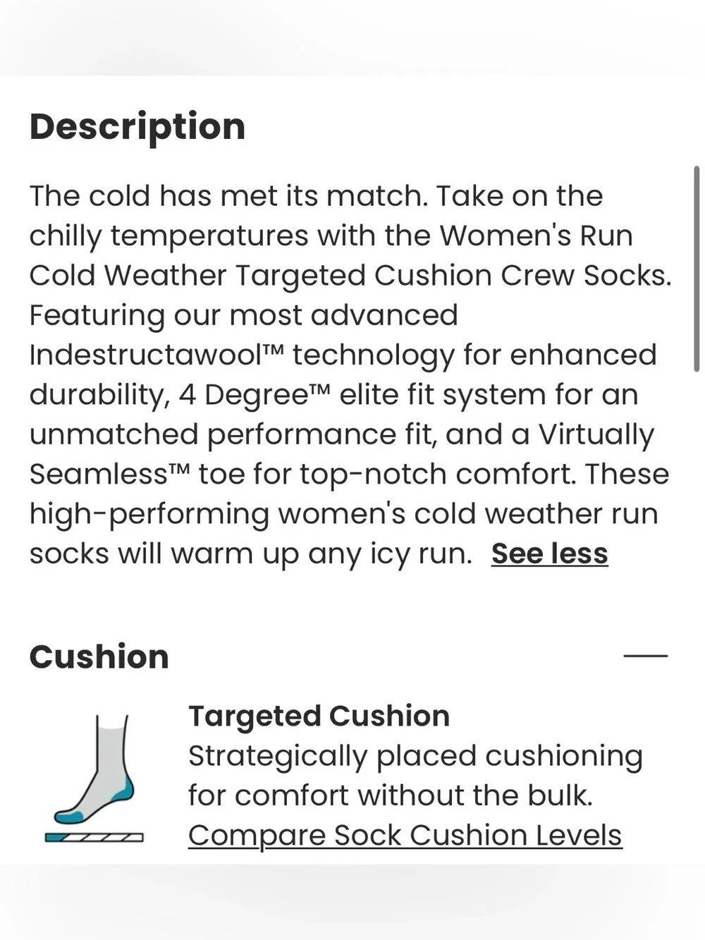 Smartwool item info