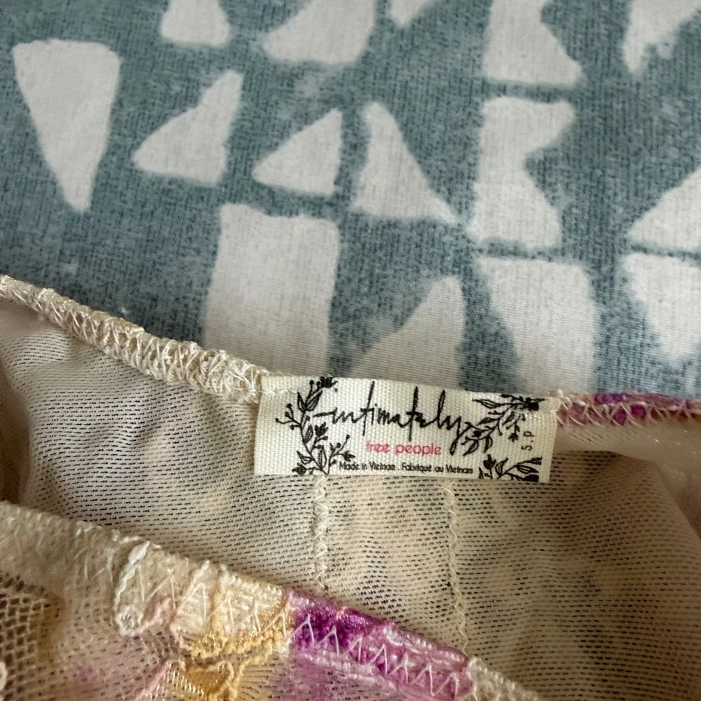 Free People floral lace
