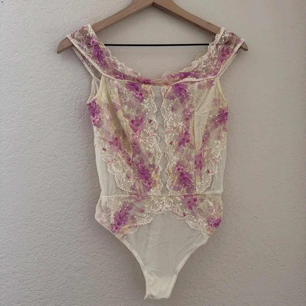 Free People floral lace
