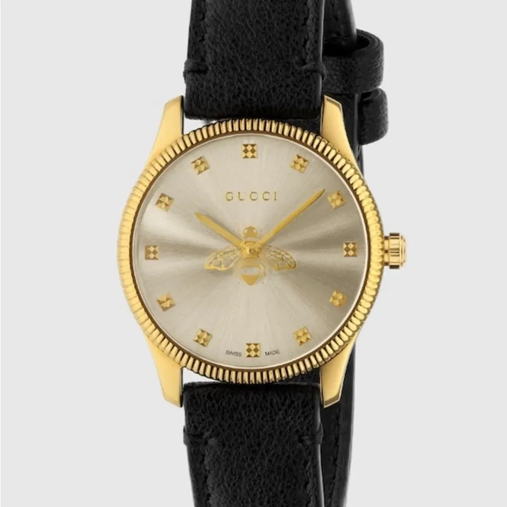 Brand new with box and dustbag Gucci Black and Gold Watch women's