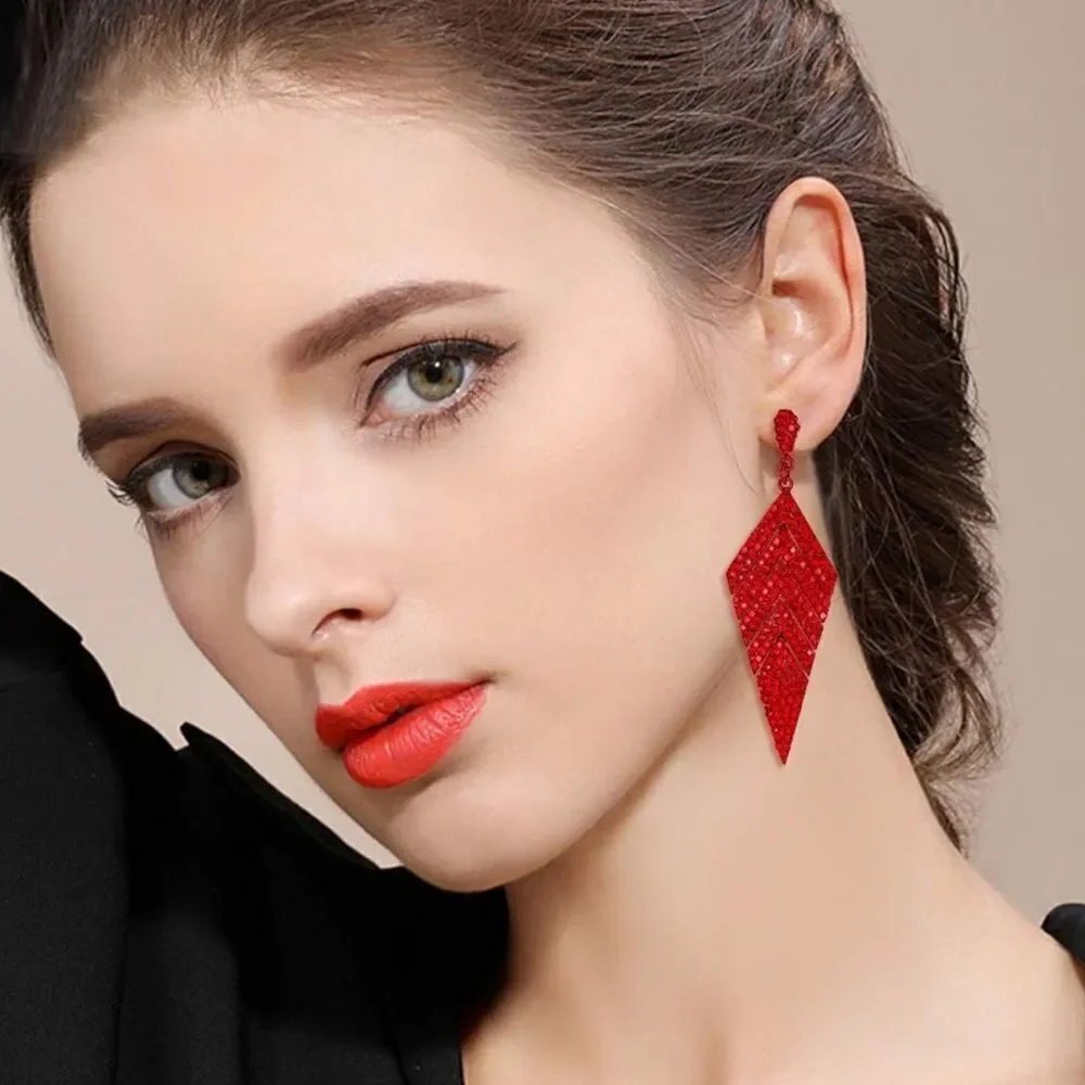 BijouStudios Earrings red tone