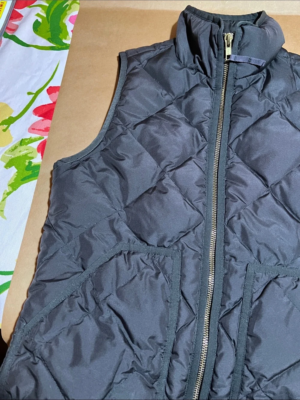 J. Crew quilted sleeveless