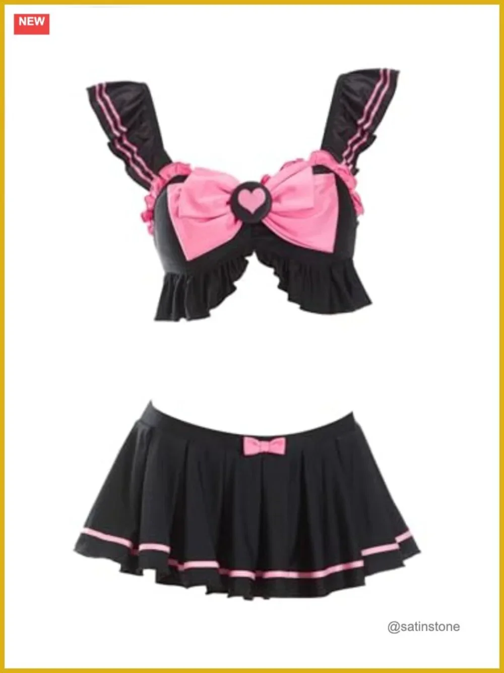 Kawaii Anime Bikini Cosplay Swimsuit High Stretch