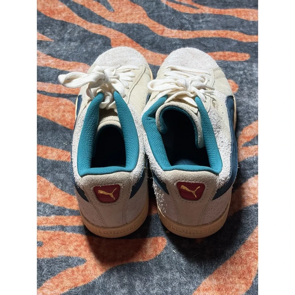 PUMA Suede Underdogs Sugared Almond Tropic Putty Blue Beige 396879-01, US M 10.5